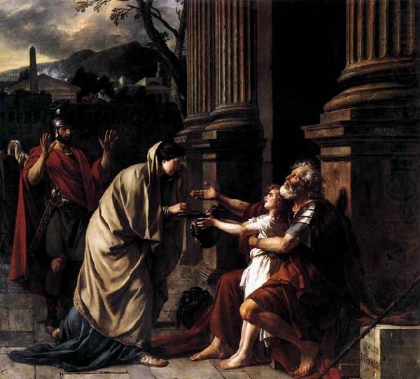 Belisarius Receiving Alms, Jacques-Louis  David